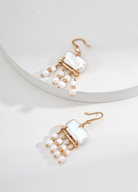 S925 Silver Mabe Earrings E01246-2