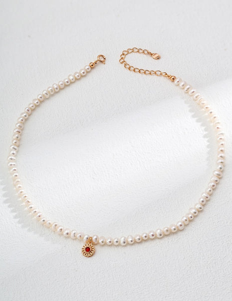 S925 Silver Pearl and Agate Bracelet SL0169