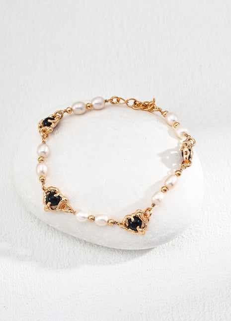 S925 Silver Pearl Bracelet SL0170-2