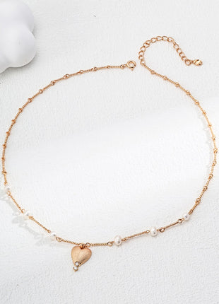 S925 silver pearl pendant D0592-2