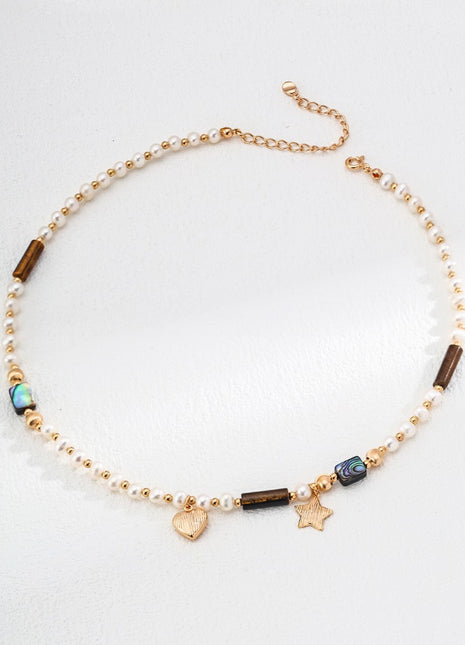 S925 Silver Pearl Necklace D0591-2