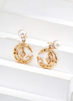 Earrings / Vintage gold
