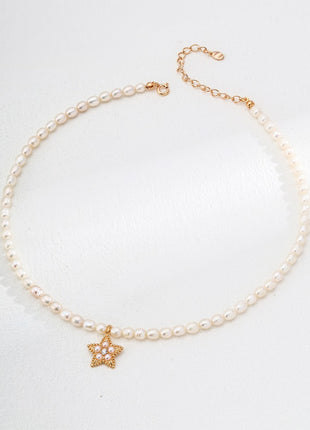 S925 Silver Pearl Pendant D0601-2