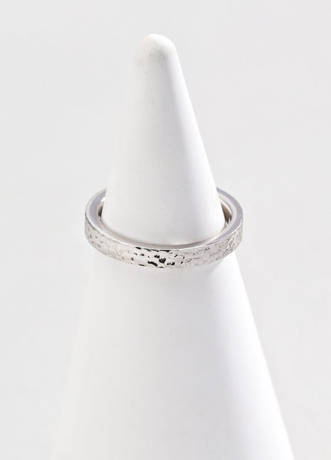 S925 Silver Simple Ring J0275