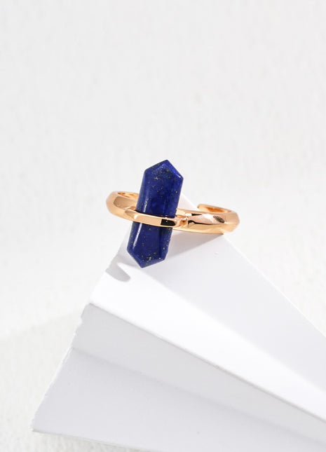S925 Silver Lapis Ring J0259-2
