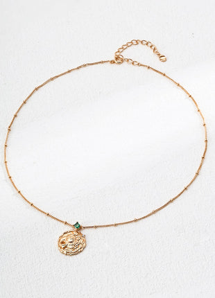 S925 Silver Lion Pendant D0597-2