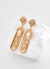 Earrings / Vintage gold