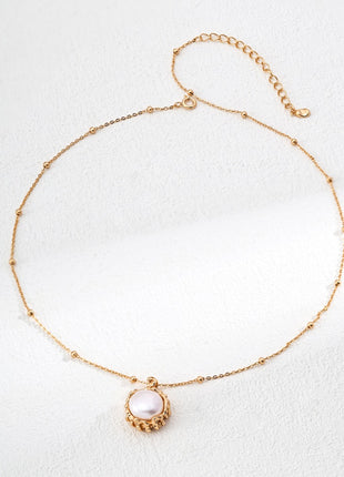 S925 Silver Pearl Pendant D0611