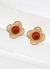 Earrings / Vintage gold