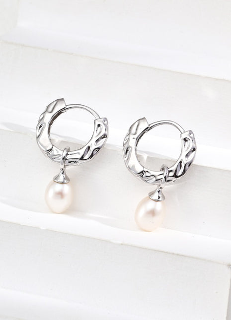 S925 Silver Pearl Earrings E01239