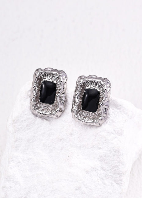 S925 Silver Flower Glaze Ring J0280