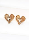 Earrings / Vintage gold