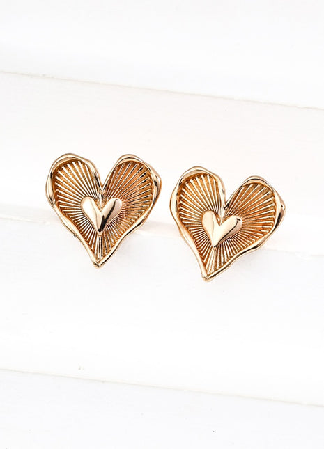S925 Silver Heart Earrings E01287