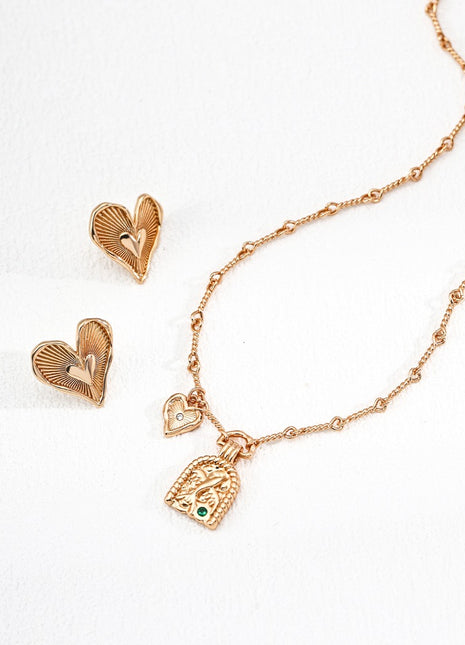 S925 Silver Heart Earrings E01287