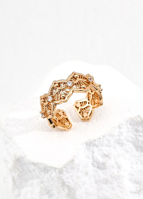 S925 Silver Zircon Ring J0286
