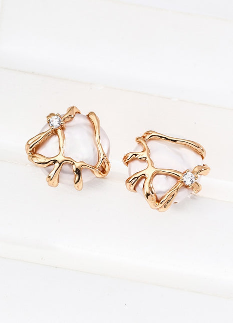 S925 Silver Pearl Earrings E01295-2