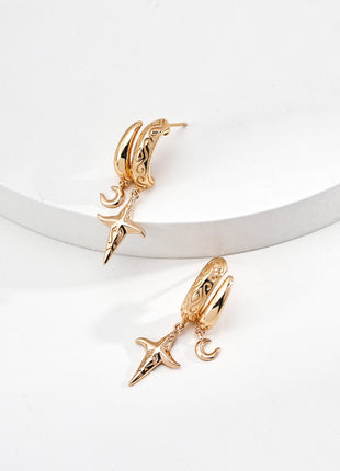 S925 Silver Retro Earrings E01292