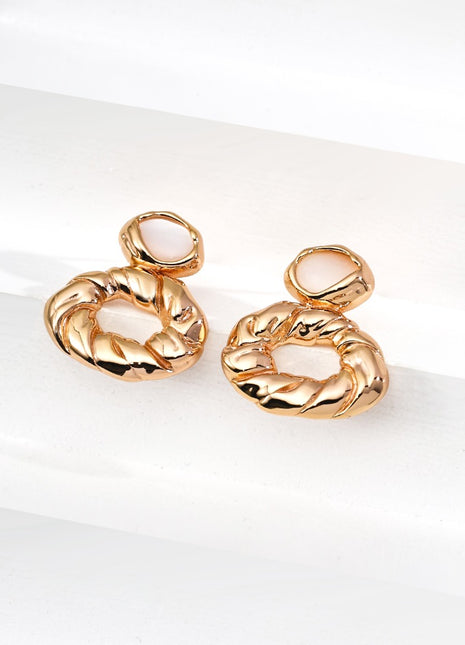 S925 Silver Imit Pearl Earrings E01306