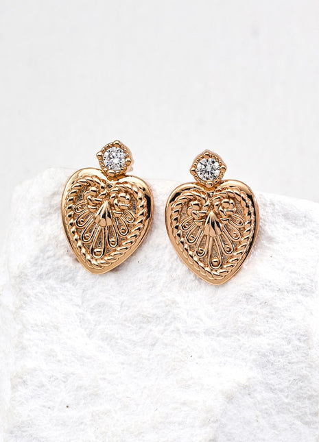 S925 Silver Zircon Earrings E01304-2