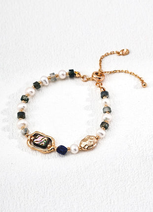 S925 silver pearl necklace D0619-2