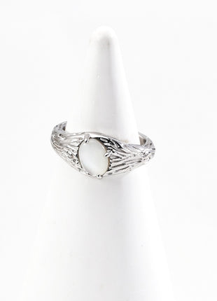 S925 Silver Mother-of-Pearl Ring J0301