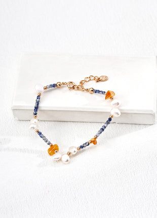 S925 Silver Pearl Bracelet SL0195-2