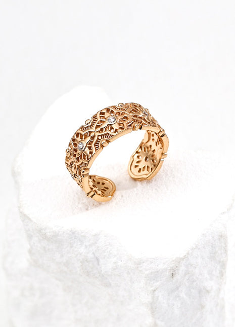 S925 Silver Zircon Ring J0299