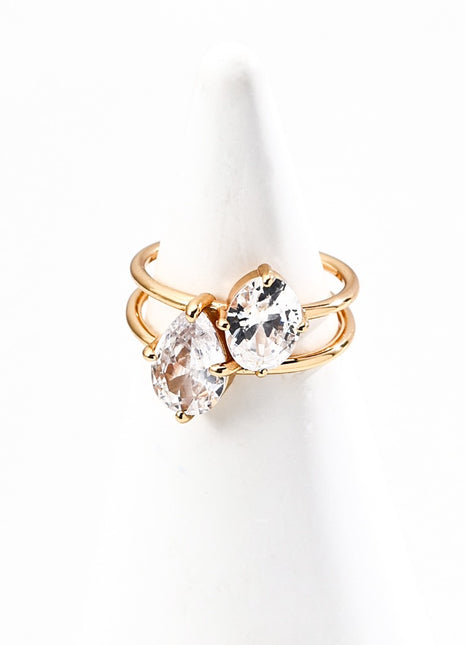 S925 Silver Zircon Ring J0302
