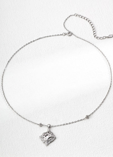 S925 Silver Pendant Necklace D0604