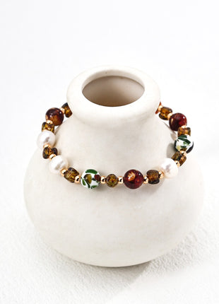 S925 Silver Pearl Bracelet SL0205-2