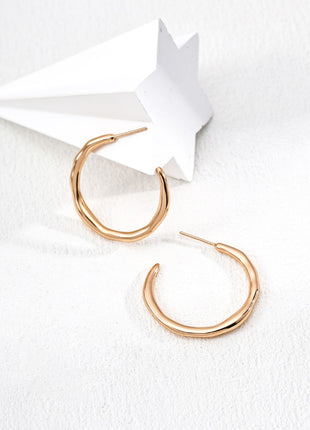 Lava Series Silver Earrings E0741