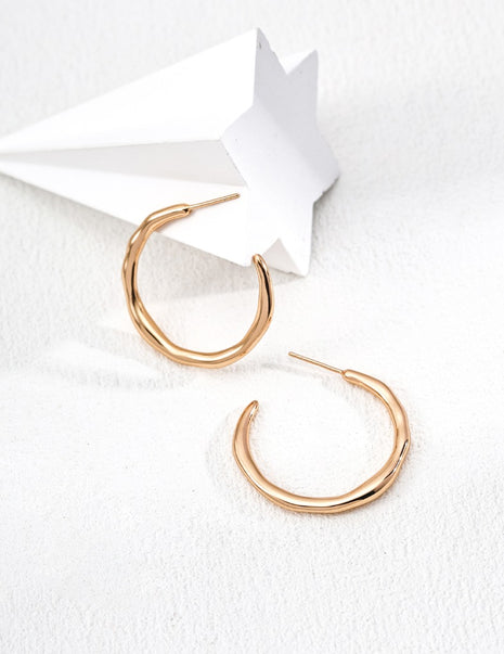 Lava Series Silver Earrings E0741