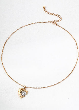 S925 Silver Heart Pendant D0629