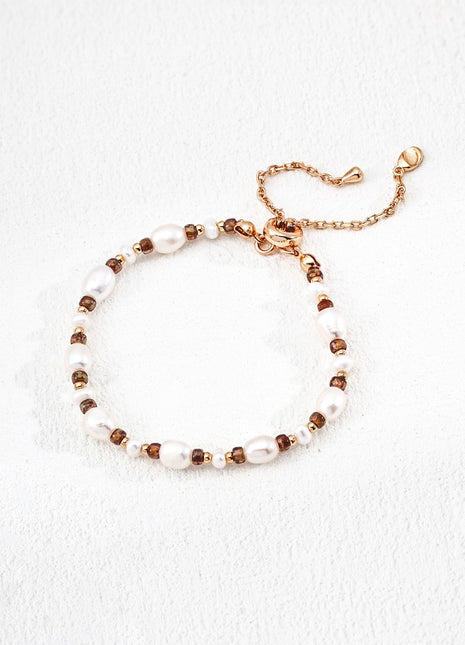 S925 Silver Pearl Bracelet SL0207-2