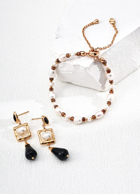 S925 Silver Pearl Bracelet SL0207-2