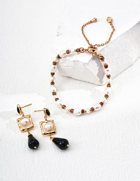 S925 Silver Pearl Bracelet SL0207-2