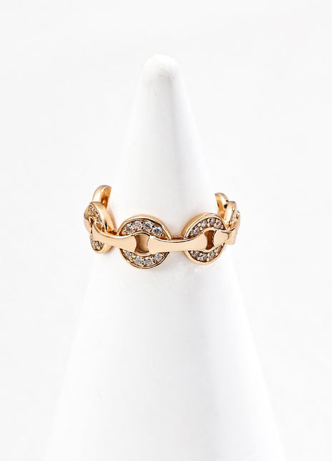 S925 silver zircon ring J0305