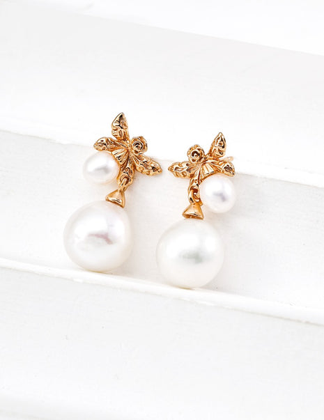 S925 Silver Pearl Earrings E01311-2