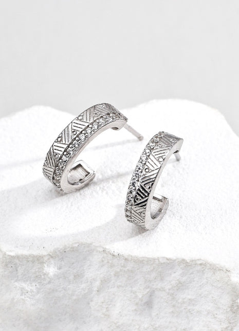 S925 Silver Zircon Earrings E01329